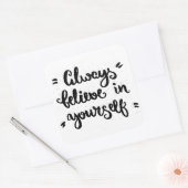 常信じに自分で スクエアシール (封筒)