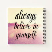 常信じに自分で ノートブック (裏面)