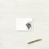 常信じに自身とドラゴンで感動的 ポストイット (デスク上)