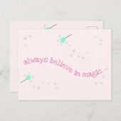 常信じに魔法-魔法妖精ワンド ポストカード (正面/裏面)