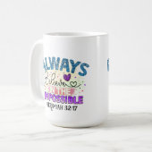 常信じに – マグカップ (正面左)