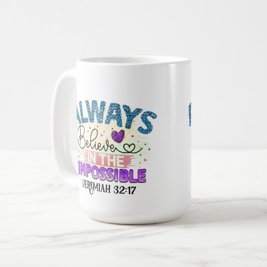 常信じに – マグカップ (正面左)