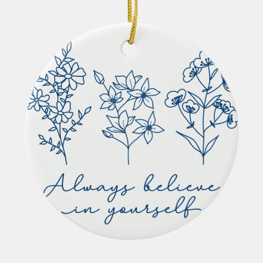 常信じ セラミックオーナメント (正面)