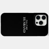 常勤の夫 | iPhone ケース | 黒いケース Case-Mate iPhoneケース (裏面 (横))