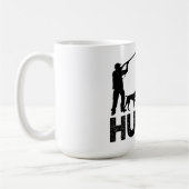 常勤パパ 非常勤ハンター | おもしろ狩猟パパ コーヒーマグカップ (左)