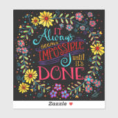 常感動的に不可能なおもしろい シール (シート)