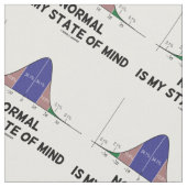 常態は鐘のカーブStatsのユーモア私の精神状態です ファブリック (クローズアップ)