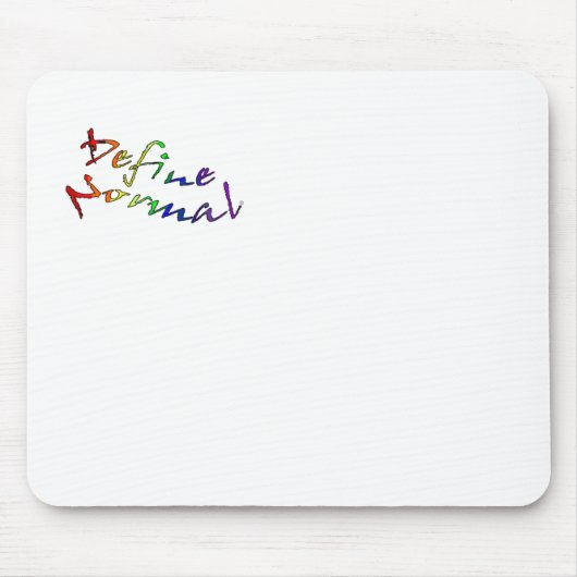 常態を定義して下さい マウスパッド (正面)