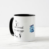 常態3猫の前にコーヒー・マグ マグカップ (正面左)