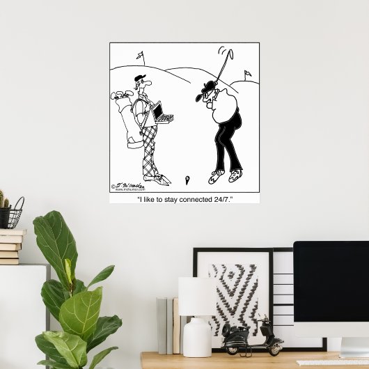 常時接続24/7 ポスター (ホームオフィス)