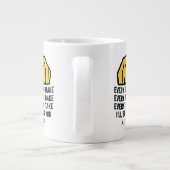常時監視マグカップ - ドッグスナックパトロールデューティー ジャンボコーヒーマグカップ (裏面)
