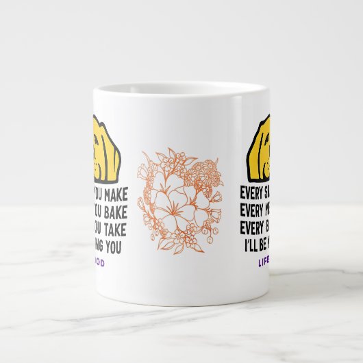 常時監視マグカップ - ドッグスナックパトロールデューティー ジャンボコーヒーマグカップ (正面)