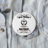 常最高のに母 – 母の日の贈り物 缶バッジ (インサイチュ)