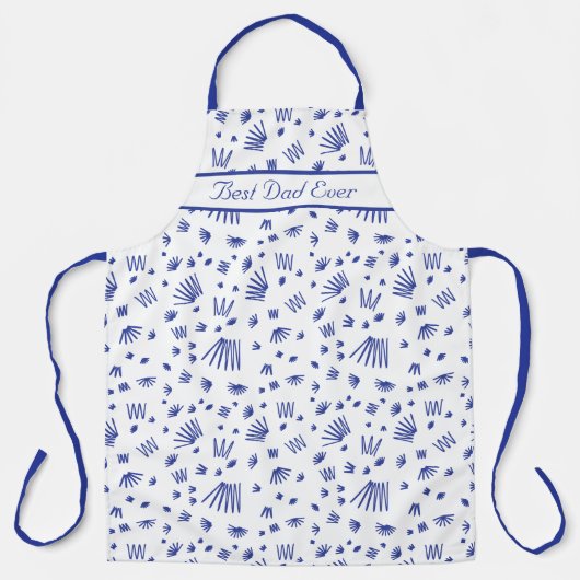 常温設計航海のテーマの最高のパパ エプロン (正面)