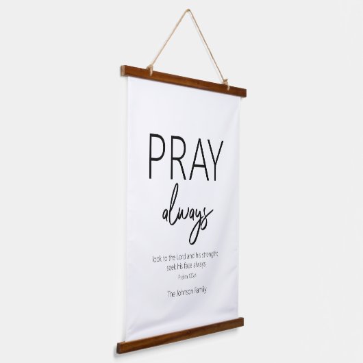 常祈にキリスト教の聖書の聖句ぶら下がったのタペストリー 吊り下げ型タペストリー (傾斜あり)