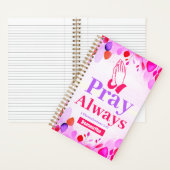 常祈にBohoクリスチャン10代のガールジャーナル ノートブック (内側)