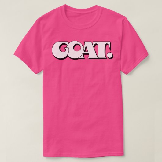 常素晴らしにヤギ Tシャツ (デザイン正面)