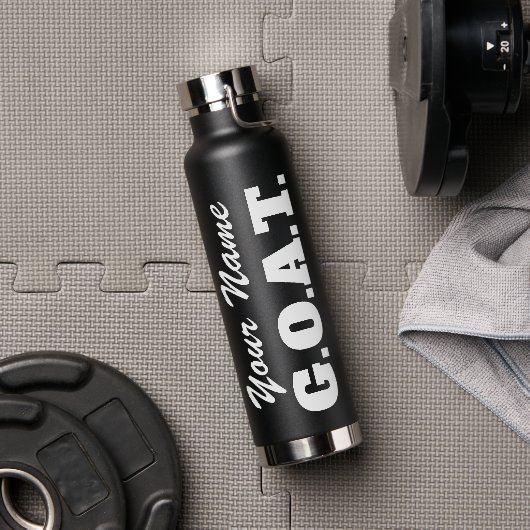 常素晴らしに山羊パーソナライズされた ウォーターボトル (ジム)