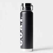 常素晴らしに山羊パーソナライズされた ウォーターボトル (背面)