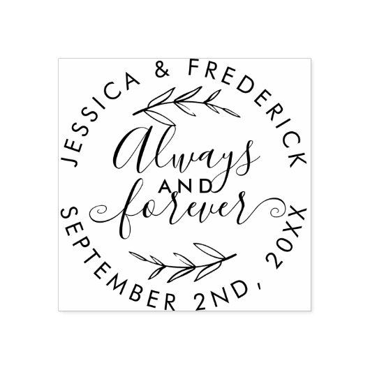 「常素朴に永久に」の日付をスクリプ結婚ト ラバースタンプ (インプリント)