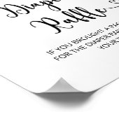 常緑おむつラッフル ポスター (角)