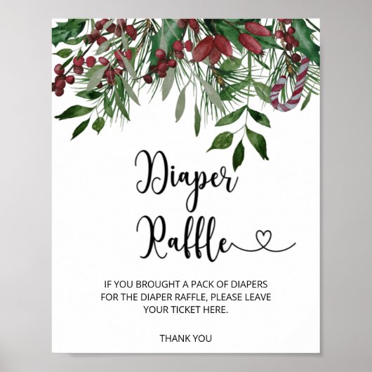 常緑おむつラッフル ポスター (正面)