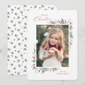 常緑と実 (正面/裏面)