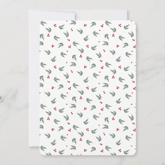 常緑と実 (裏面)