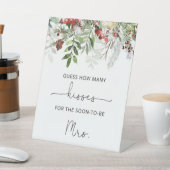 常緑のウェディング　キスの数を当ててみて 台座サイン (インサイチュ)