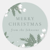 常緑のチア ステッカー (正面)