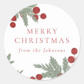 常緑のチア ステッカー (正面)