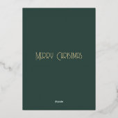 常緑のリズム 箔シーズンカード (裏面)