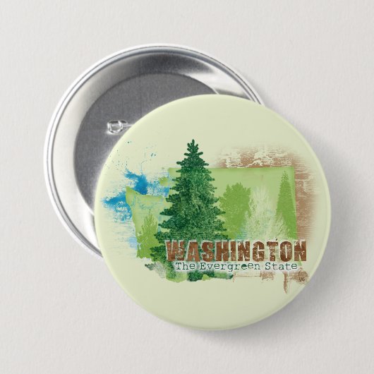 常緑の州 缶バッジ (正面&裏面)