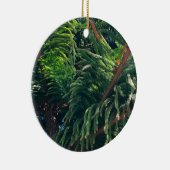 常緑の松の木の針葉樹 セラミックオーナメント (右)