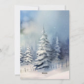 常緑クリスマスツリーヴィンテージ シーズンカード (裏面)