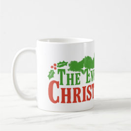 常緑クリスマスツリー タイトル コーヒーマグカップ