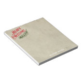 常緑クリスマス |メモ帳 ノートパッド (アングル)