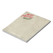 常緑クリスマス |メモ帳 ノートパッド (回転)