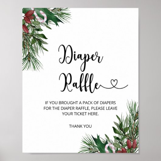 常緑冬おむつラッフル ポスター (正面)