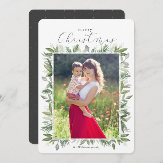 常緑園 招待状 (正面/裏面)