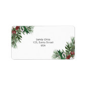 常緑枝 ラベル (正面)