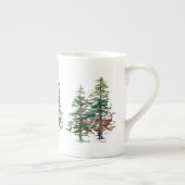 常緑森林樹 ボーンチャイナマグカップ (右)