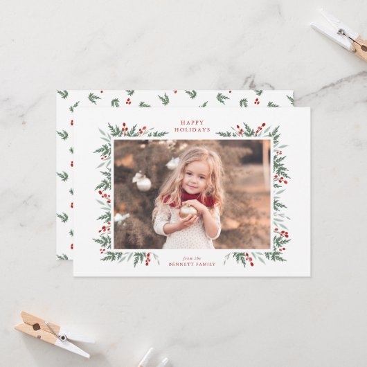 常緑樹および果実 カード