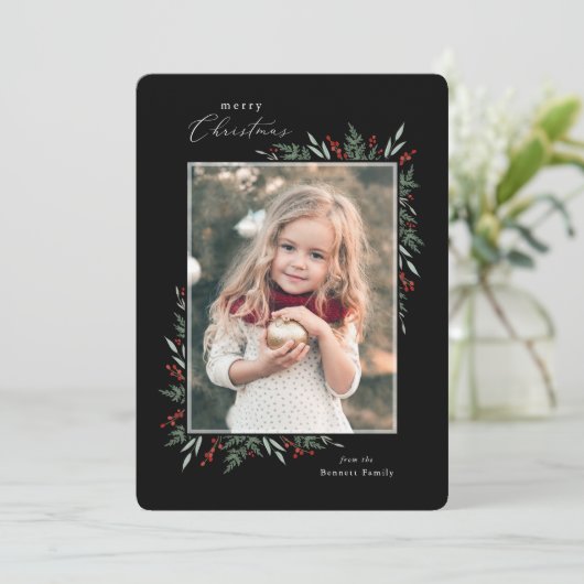 常緑樹と果実 (スタンド正面)