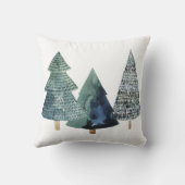 常緑樹のクリスマスツリー 永遠の愛を誓う結婚記念 クッション (裏面)