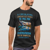 常緑樹の回覧図書館 Tシャツ (正面)