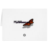 常緑樹の枝の上の雪 (裏面横)