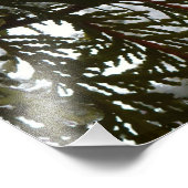 常緑樹の枝の上の雪 フォトプリント (角)