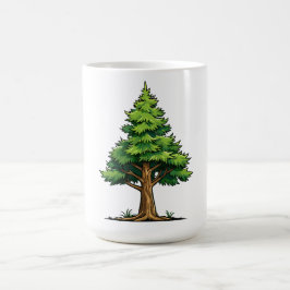 常緑樹の森 コーヒーマグカップ