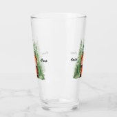 常緑樹付きログキャビン タンブラーグラス (左)